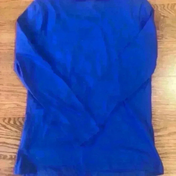 Christmas Winter Holiday Long Sleeve Tee embroidered sequins beading size Small - Picture 9 of 9